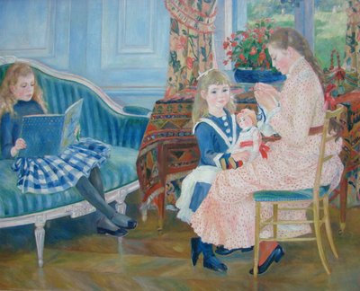 Tarde de niños en Wargemont de Pierre Auguste Renoir